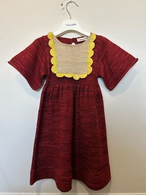 Misha And Puff Scallop Bib Dress